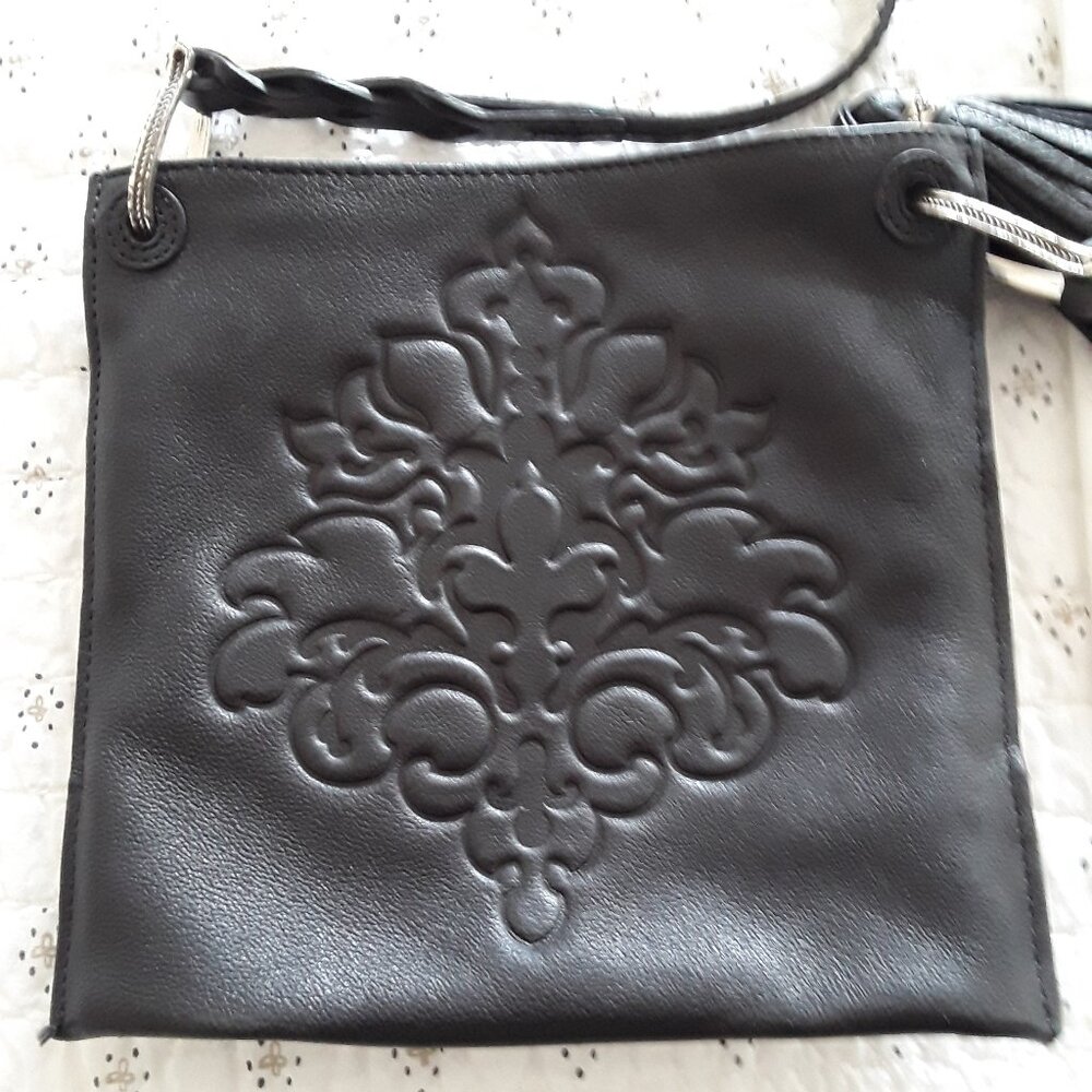 Vintage Brighton Small Crossbody Bucket Style Bag